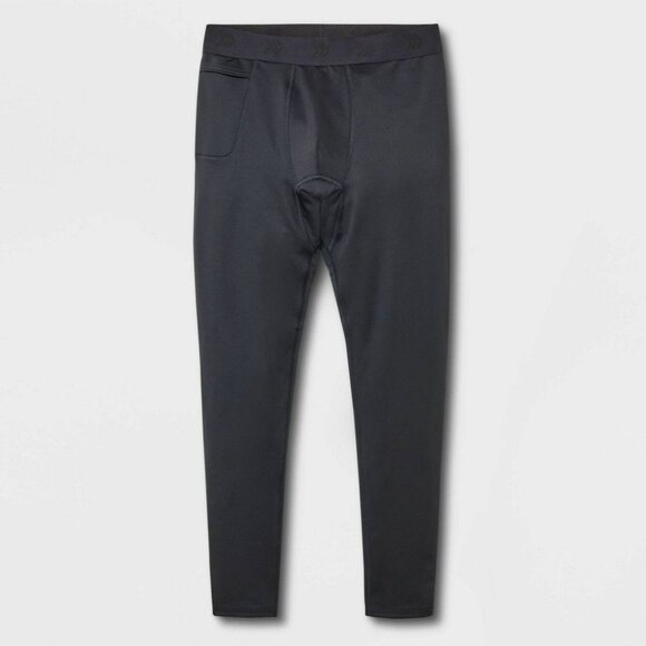 All in Motion Men's Slim Fit Heavyweight Thermal Pants, Black, Size S, NWT - Picture 1 of 3